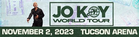 Jo koy tucson 2023  Both the June 10 and June 11 shows of the Jo Koy World Tour have been postponed as the island recovers from Typhoon Mawar